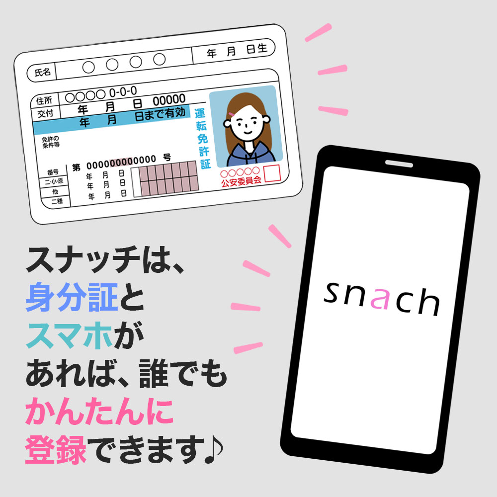 誰でもかんたんスナッチ登録